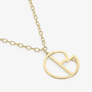 Stephanie Gottlieb Vault Sale: "GB" Large Gold Hidden Initial Necklace | Thumbnail 4 Stephanie Gottlieb Vault Sale: "GB" Large Gold Hidden Initial Necklace | Thumbnail 4