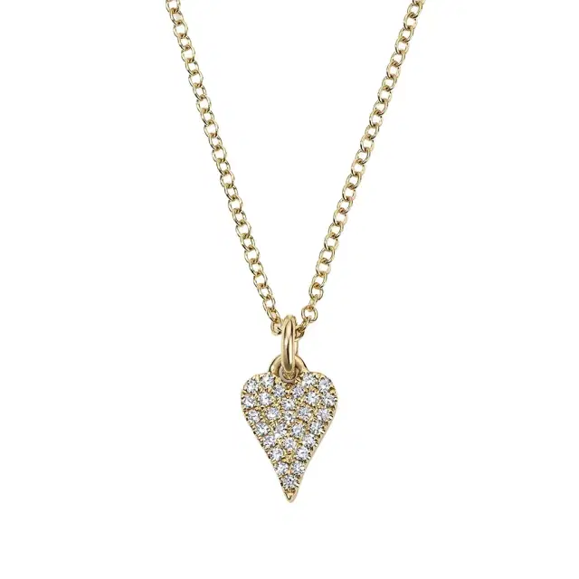 Stephanie Gottlieb Vault Sale: Mini Token Heart Chain Necklace