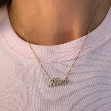 Stephanie Gottlieb Vault Sale: Pave Mrs. Necklace | Thumbnail 2