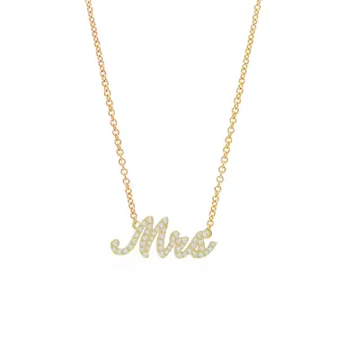 Stephanie Gottlieb Vault Sale: Pave Mrs. Necklace | Thumbnail 1