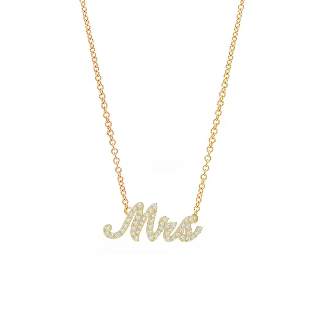 Stephanie Gottlieb Vault Sale: Pave Mrs. Necklace