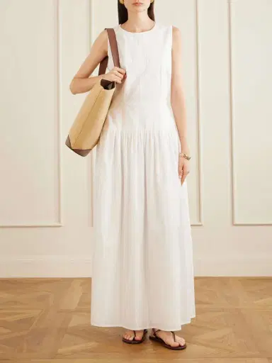 NEOUS Apheli Leather-trimmed Raffia Shoulder Bag | Thumbnail 3