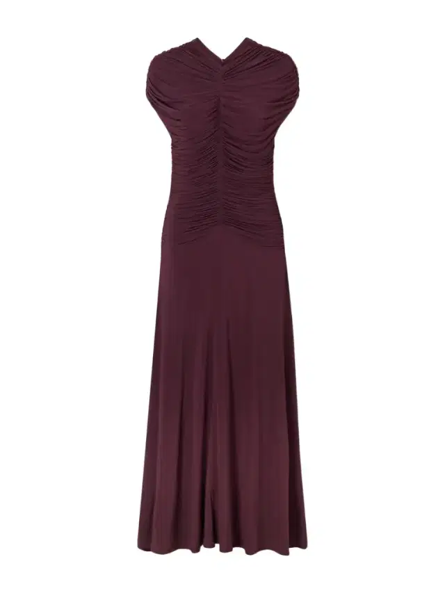 Tove Avita Ruched Maxi Dress