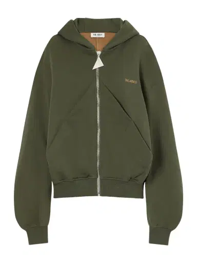 The Attico Cotton-jersey Zip-up Hoodie | Thumbnail 1 The Attico Cotton-jersey Zip-up Hoodie | Thumbnail 1