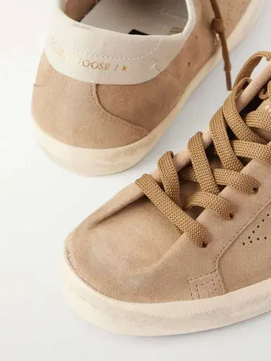 Golden Goose Super-star Leather-trimmed Suede Sneakers | Thumbnail 5 Golden Goose Super-star Leather-trimmed Suede Sneakers | Thumbnail 5