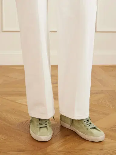 Golden Goose Super-star Leather-trimmed Suede Sneakers | Thumbnail 2 Golden Goose Super-star Leather-trimmed Suede Sneakers | Thumbnail 2