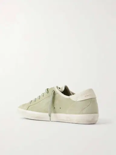 Golden Goose Super-star Leather-trimmed Suede Sneakers | Thumbnail 3 Golden Goose Super-star Leather-trimmed Suede Sneakers | Thumbnail 3