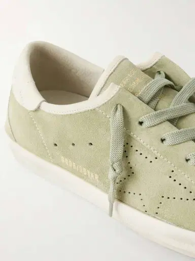 Golden Goose Super-star Leather-trimmed Suede Sneakers | Thumbnail 5 Golden Goose Super-star Leather-trimmed Suede Sneakers | Thumbnail 5