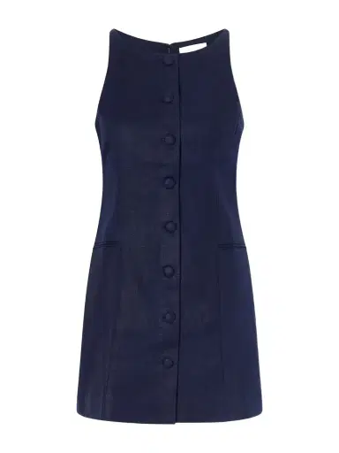 Faithfull Solana Linen Mini Dress | Thumbnail 1