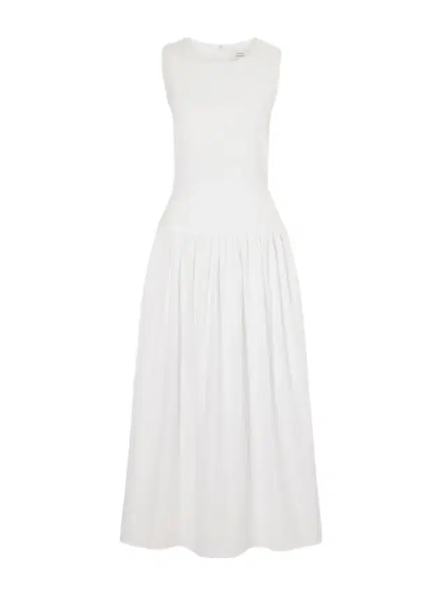 Loulou de Saison Ama Gathered Striped Cotton Maxi Dress