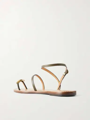 AMANU The Marrakech Embellished Leather Flats | Thumbnail 3 AMANU The Marrakech Embellished Leather Flats | Thumbnail 3