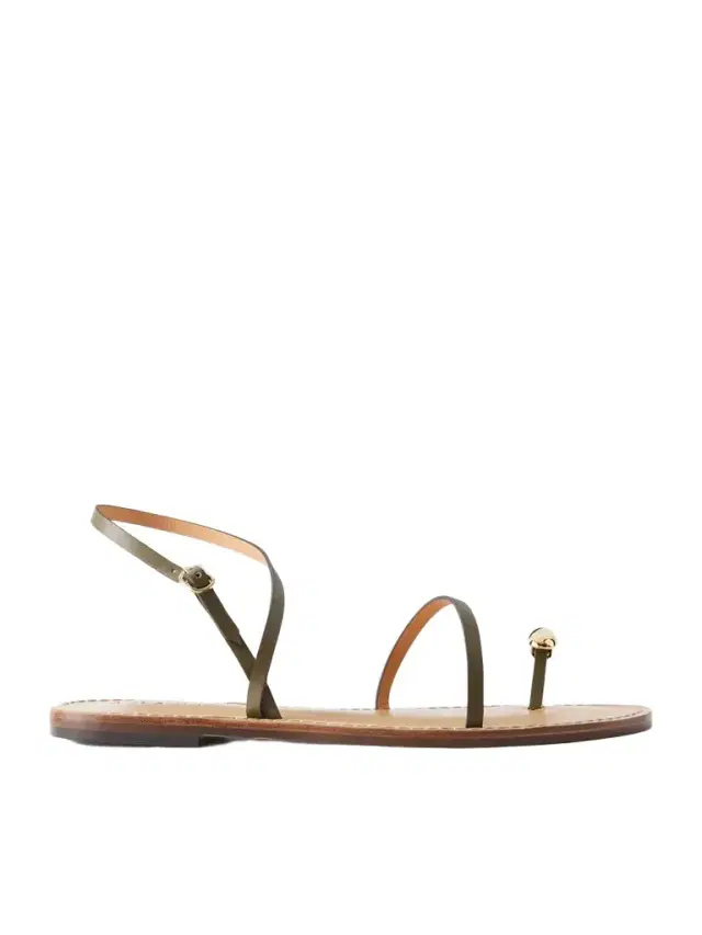 AMANU The Marrakech Embellished Leather Flats