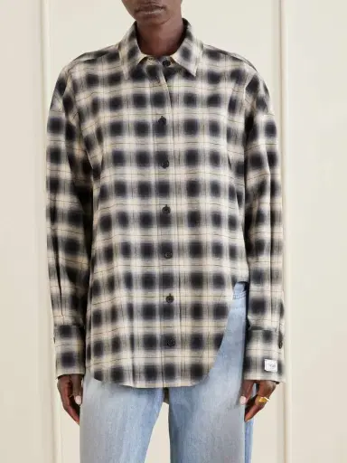 The Attico Checked Cotton-poplin Shirt | Thumbnail 3 The Attico Checked Cotton-poplin Shirt | Thumbnail 3