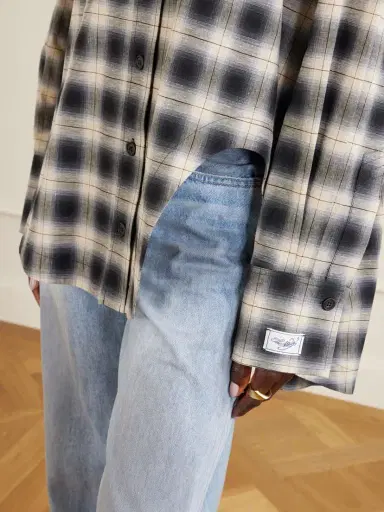 The Attico Checked Cotton-poplin Shirt | Thumbnail 5 The Attico Checked Cotton-poplin Shirt | Thumbnail 5