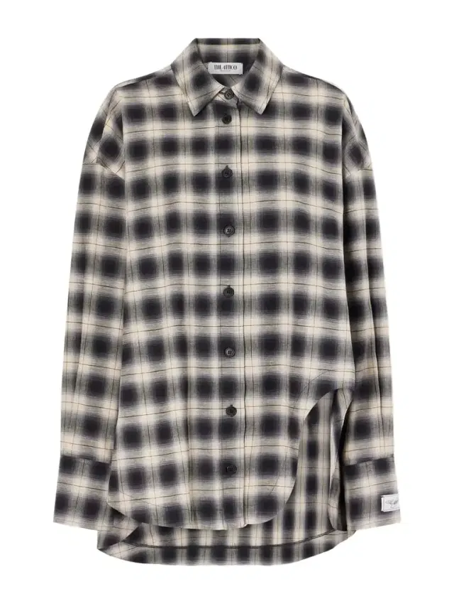 The Attico Checked Cotton-poplin Shirt