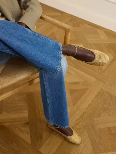 Stella McCartney Woven Lurex Ballet Flats | Thumbnail 2 Stella McCartney Woven Lurex Ballet Flats | Thumbnail 2