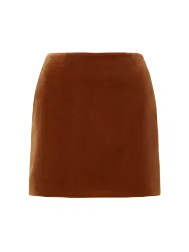 Blazé Milano Jealousy Cotton-velvet Mini Skirt | Thumbnail 1 Blazé Milano Jealousy Cotton-velvet Mini Skirt | Thumbnail 1