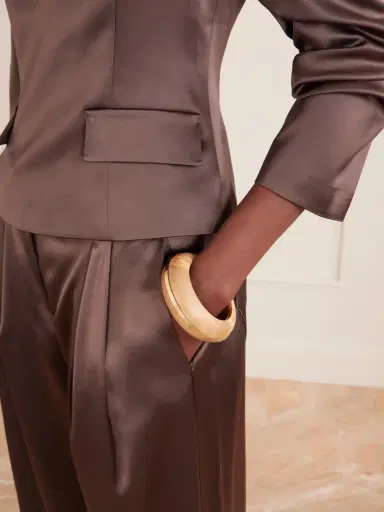 Jacques Marie Mage + Loulou De La Falaise Lucie Gold-tone Wood Bangle | Thumbnail 2
