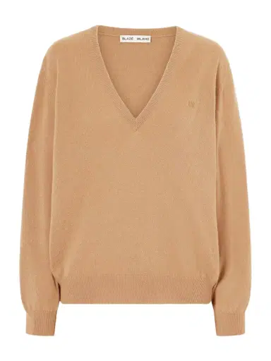 Blazé Milano Highland Embroidered Wool And Cashmere-blend Sweater | Thumbnail 1