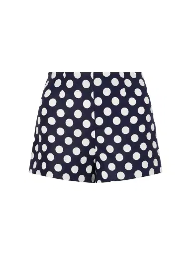 Faithfull Lila Polka-dot Linen Shorts | Thumbnail 1