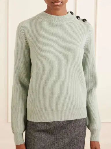 Blazé Milano Racka Ribbed-knit Wool And Cashmere-blend Sweater | Thumbnail 3