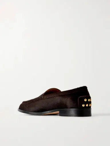 Tod's Studded Calf Hair Loafers | Thumbnail 3 Tod's Studded Calf Hair Loafers | Thumbnail 3