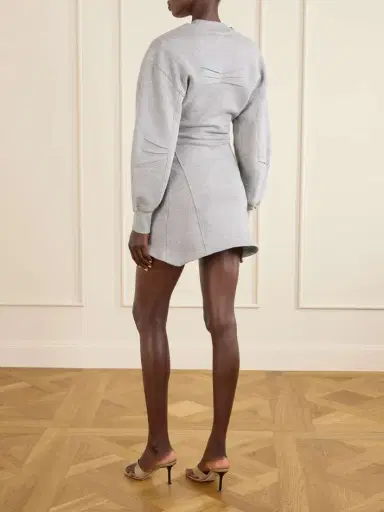 The Attico Cotton-jersey Mini Dress | Thumbnail 3 The Attico Cotton-jersey Mini Dress | Thumbnail 3