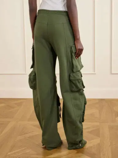 The Attico Cotton Tapered Cargo Pants | Thumbnail 4 The Attico Cotton Tapered Cargo Pants | Thumbnail 4