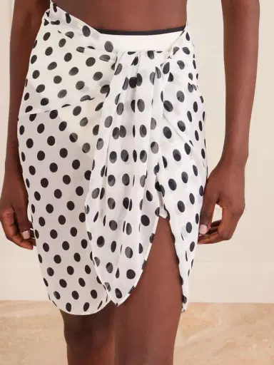 Faithfull Mirra Polka-dot Voile Pareo | Thumbnail 4 Faithfull Mirra Polka-dot Voile Pareo | Thumbnail 4