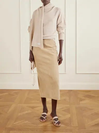 The Attico Draped Wool Sweater | Thumbnail 2