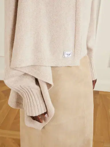 The Attico Draped Wool Sweater | Thumbnail 5