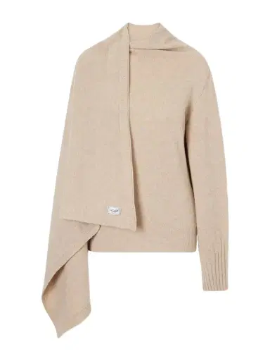 The Attico Draped Wool Sweater | Thumbnail 1
