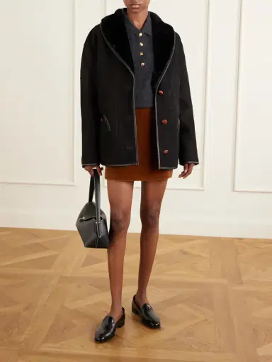 Blazé Milano Tatoosh Shearling Coat | Thumbnail 2 Blazé Milano Tatoosh Shearling Coat | Thumbnail 2