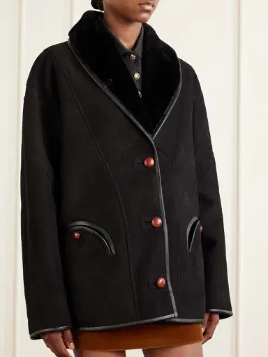 Blazé Milano Tatoosh Shearling Coat | Thumbnail 3 Blazé Milano Tatoosh Shearling Coat | Thumbnail 3
