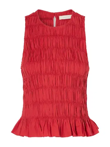 Faithfull Cales Shirred Cotton Top | Thumbnail 1 Faithfull Cales Shirred Cotton Top | Thumbnail 1