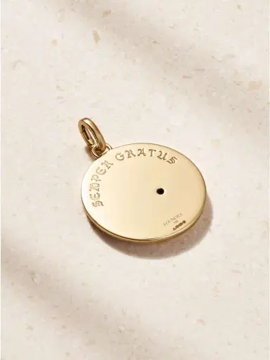 Foundrae Infinite Gratitude Large 18-karat Gold Diamond Pendant | Thumbnail 3 Foundrae Infinite Gratitude Large 18-karat Gold Diamond Pendant | Thumbnail 3