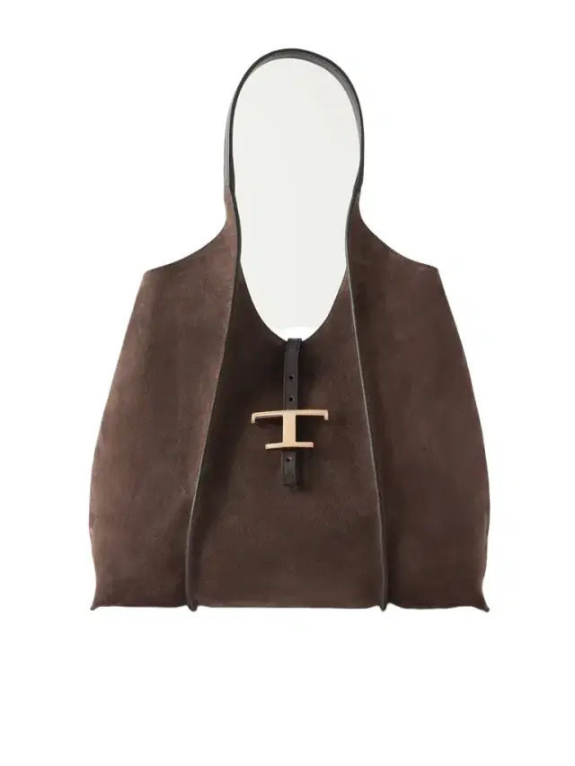 Tod's T Timeless Medium Suede Shoulder Bag