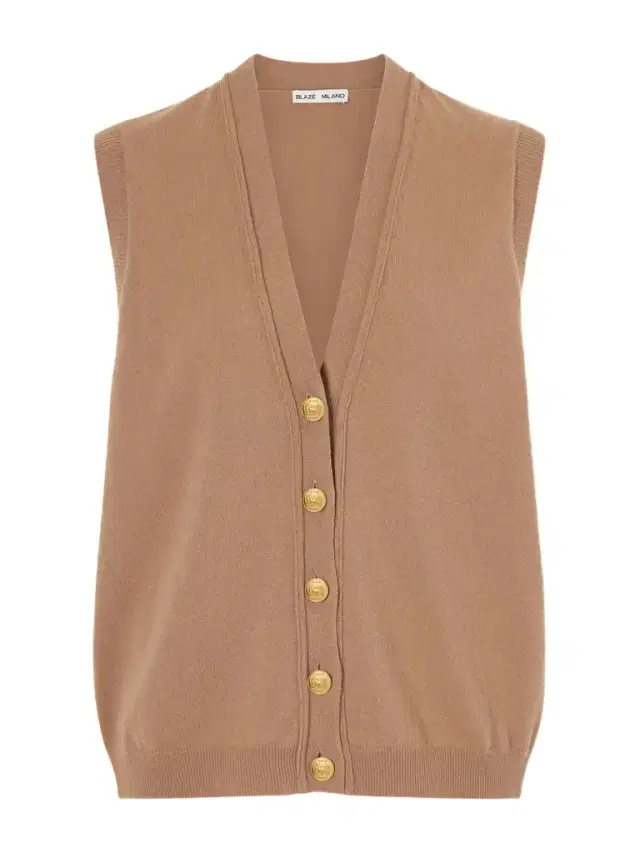 Blazé Milano Highland Wool And Cashmere-blend Gilet