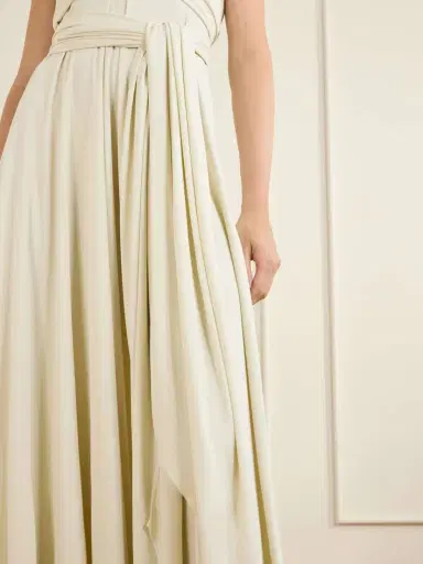 Alaïa Halter Jersey Maxi Dress | Thumbnail 4 Alaïa Halter Jersey Maxi Dress | Thumbnail 4