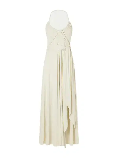 Alaïa Halter Jersey Maxi Dress | Thumbnail 1 Alaïa Halter Jersey Maxi Dress | Thumbnail 1