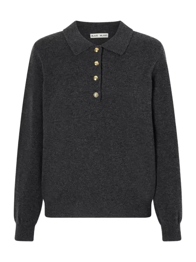 Highland Wool And Cashmere-blend Polo Sweater