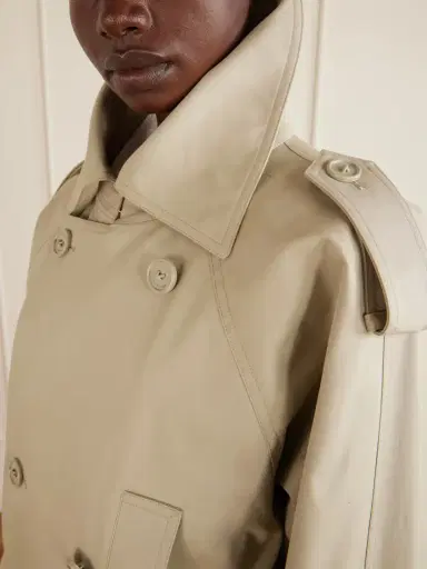 Balenciaga Double-breasted Cotton-gabardine Trench Coat | Thumbnail 6 Balenciaga Double-breasted Cotton-gabardine Trench Coat | Thumbnail 6