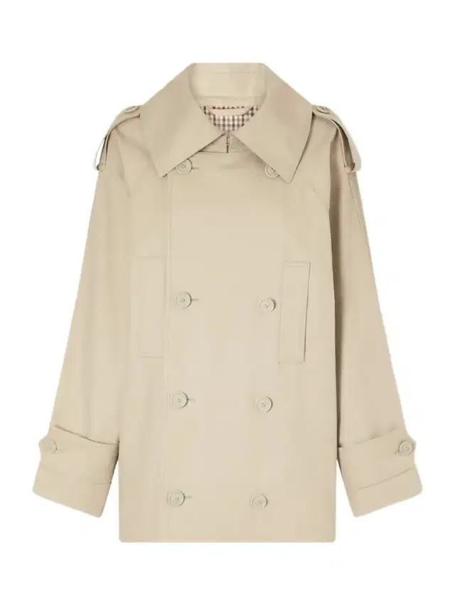 Double-breasted Cotton-gabardine Trench Coat