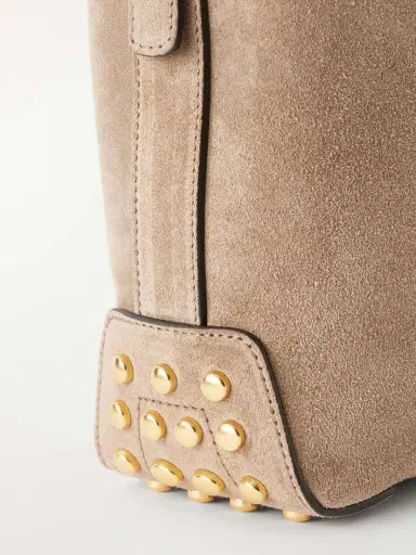 Tod's Sacca Mini Suede Shoulder Bag | Thumbnail 5