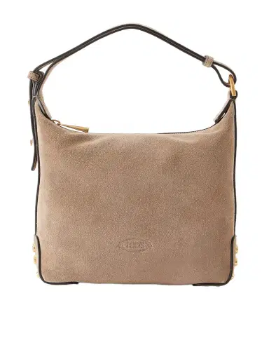 Tod's Sacca Mini Suede Shoulder Bag | Thumbnail 1