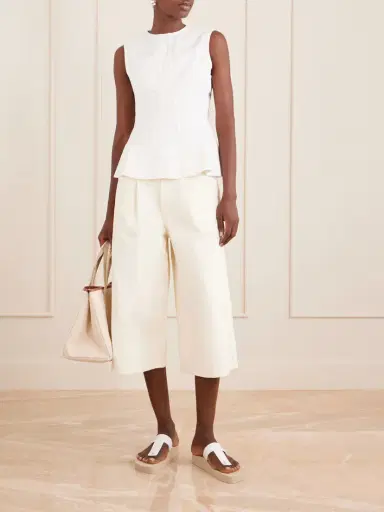 AGOLDE Corbin Cotton Peplum Top | Thumbnail 2 AGOLDE Corbin Cotton Peplum Top | Thumbnail 2