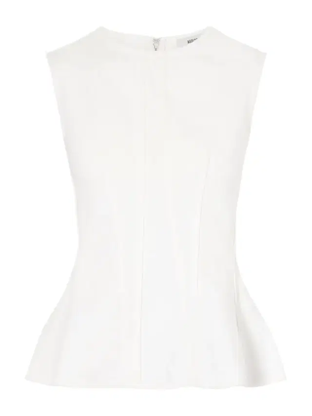AGOLDE Corbin Cotton Peplum Top