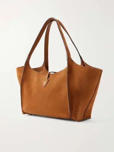Tod's T Timeless Small Suede Shoulder Bag | Thumbnail 4 Tod's T Timeless Small Suede Shoulder Bag | Thumbnail 4