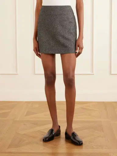 Blazé Milano Coci Herringbone Wool-blend Mini Skirt | Thumbnail 3 Blazé Milano Coci Herringbone Wool-blend Mini Skirt | Thumbnail 3