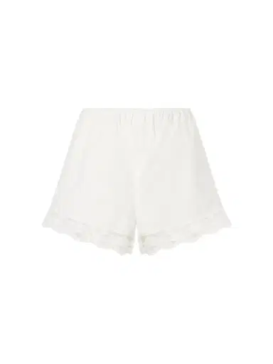 Faithfull Cristina Lace-trimmed Cotton-poplin Shorts | Thumbnail 1 Faithfull Cristina Lace-trimmed Cotton-poplin Shorts | Thumbnail 1